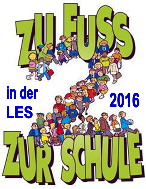 Zu Fuß zur Schule 2016 - Logo